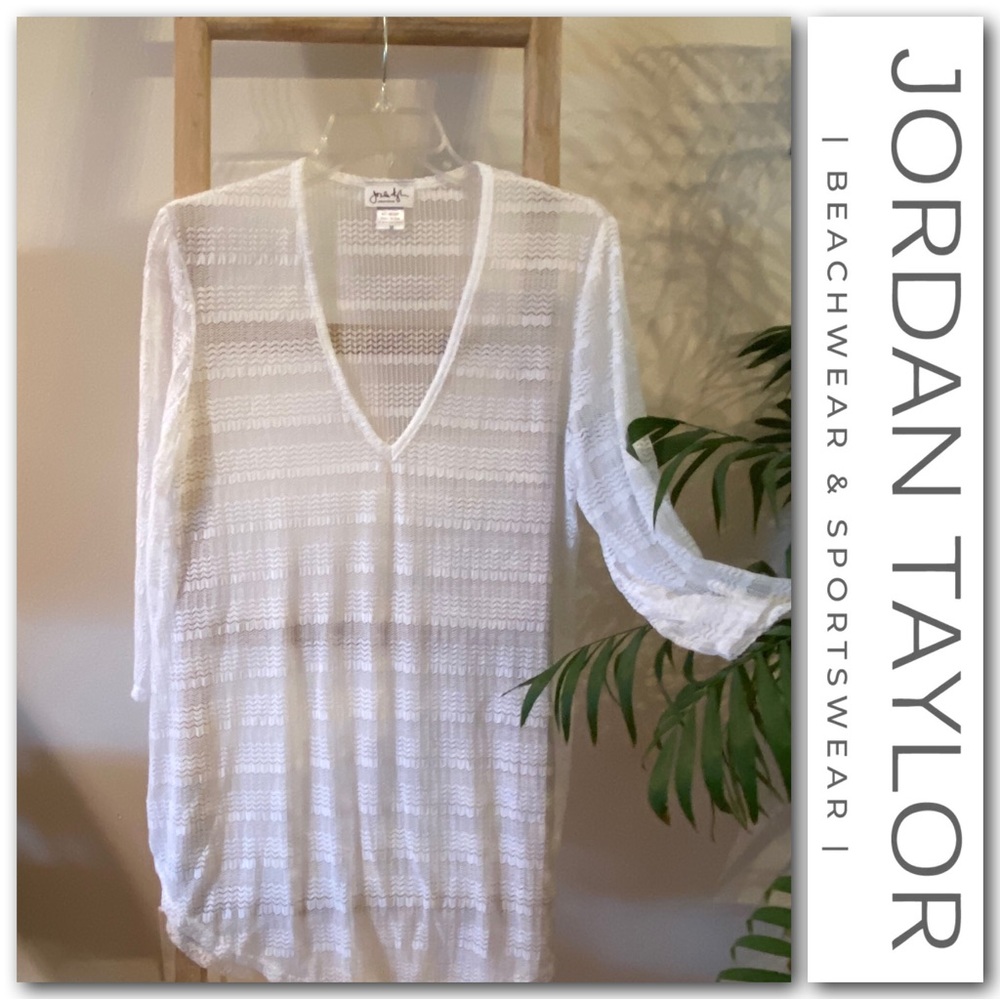 Jordan Taylor Sheer Tunic Cover-Up - Picture 2 of 5